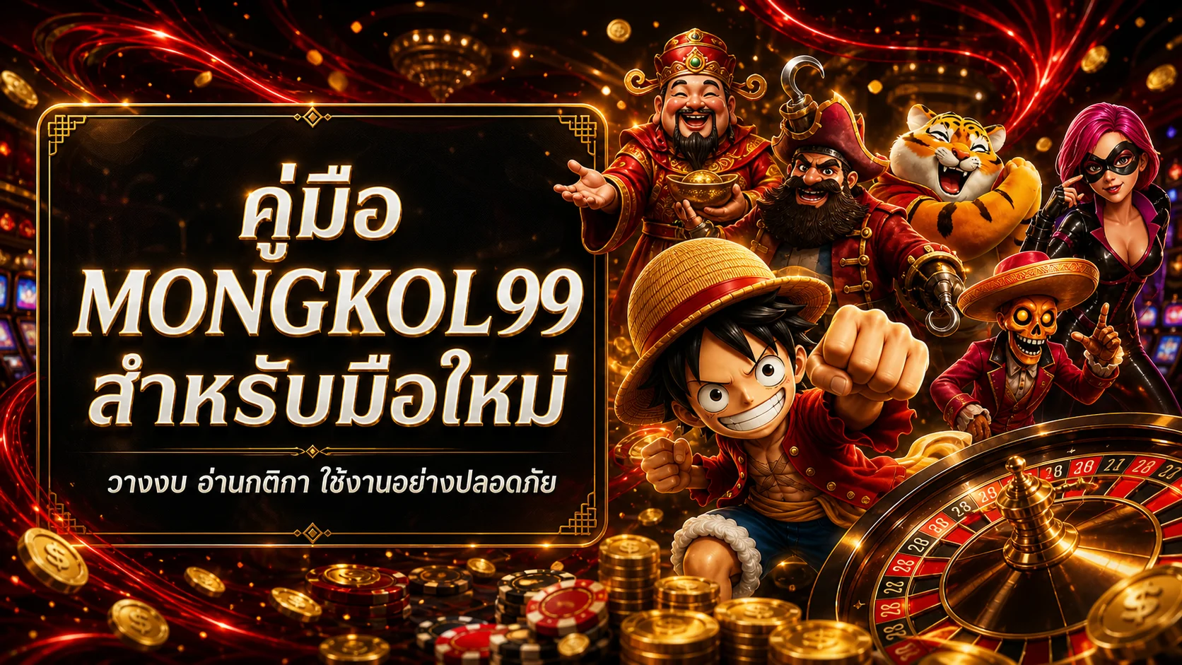 MONGKOL99 คู่มือมือใหม่ สมัคร ฝากถอน และเลือกเกม